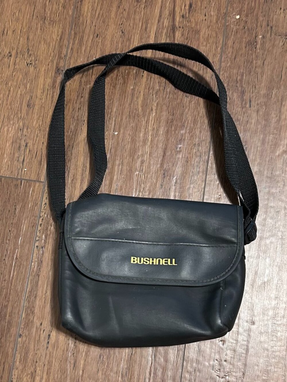 Bushnell Binocular Case Only - Black Soft Vinyl Bag with Strap (Size 8"x6" x 2")